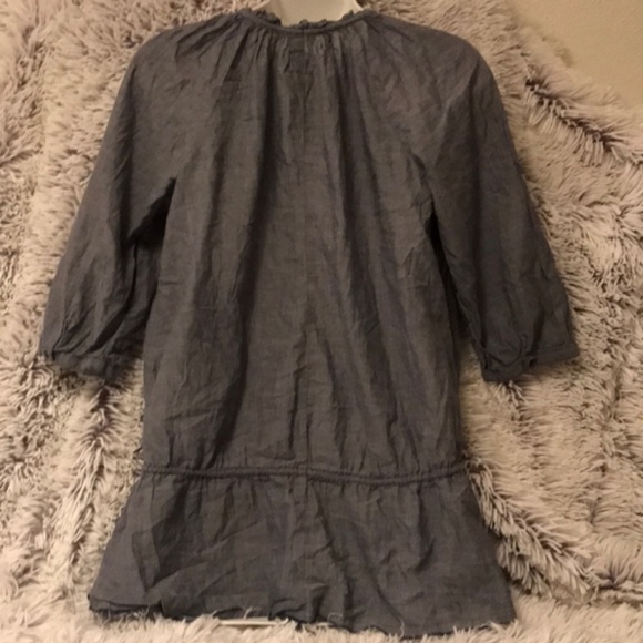 3/$15 Converse top blouse tunic 3/4 sleeve xs - Picture 2 of 7